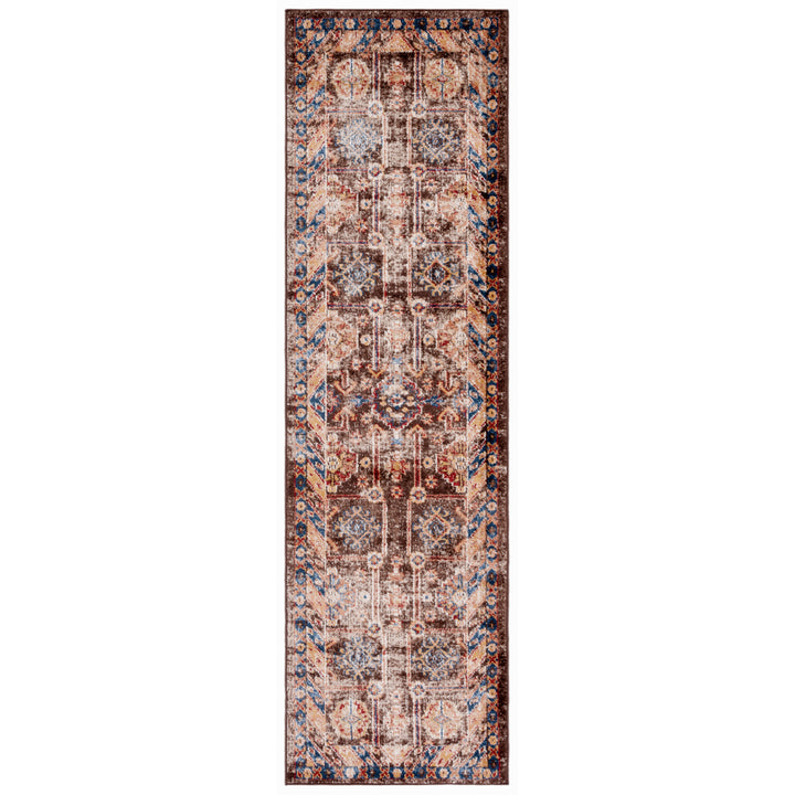 SAFAVIEH Bijar Collection BIJ653P Brown / Ivory Rug Image 5