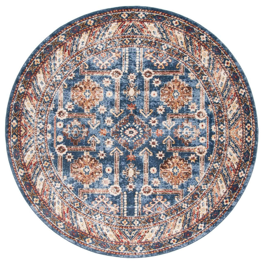 SAFAVIEH Bijar Collection BIJ653B Royal / Ivory Rug Image 1