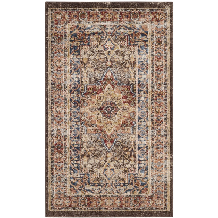 SAFAVIEH Bijar Collection BIJ652D Brown / Rust Rug Image 10