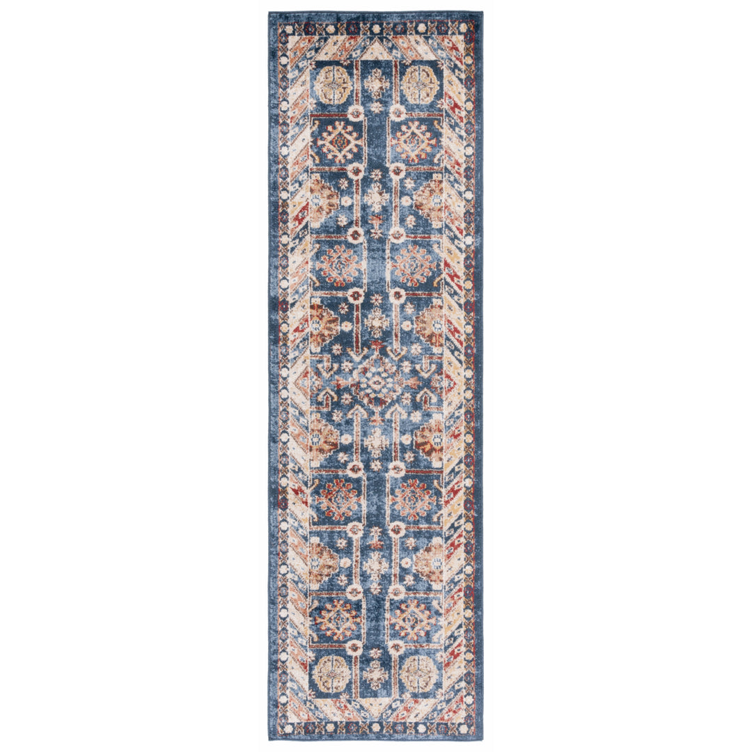 SAFAVIEH Bijar Collection BIJ653B Royal / Ivory Rug Image 5