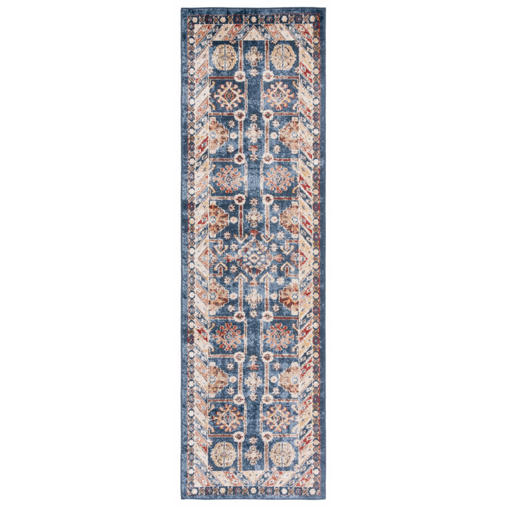 SAFAVIEH Bijar Collection BIJ653B Royal / Ivory Rug Image 5