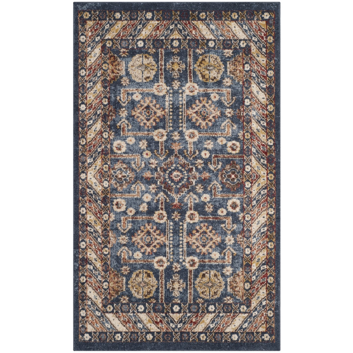 SAFAVIEH Bijar Collection BIJ653B Royal / Ivory Rug Image 8