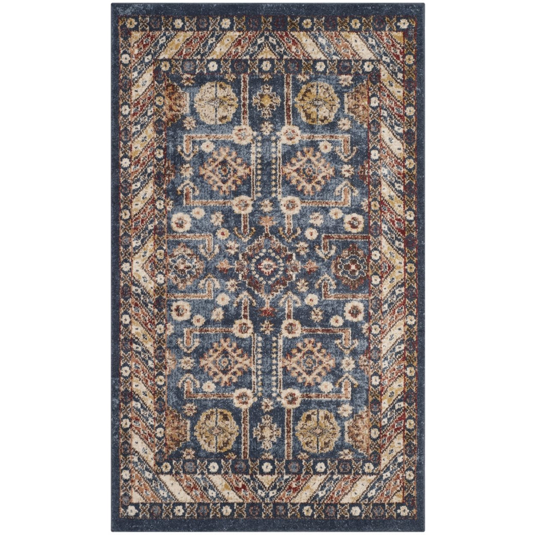 SAFAVIEH Bijar Collection BIJ653B Royal / Ivory Rug Image 1