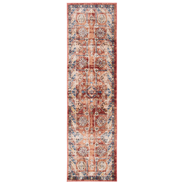 SAFAVIEH Bijar Collection BIJ653Q Rust / Ivory Rug Image 4