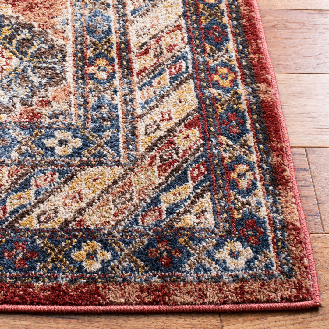 SAFAVIEH Bijar Collection BIJ653Q Rust / Ivory Rug Image 5