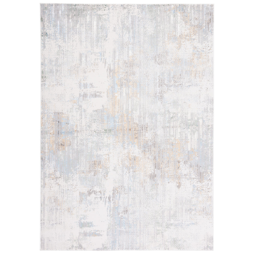 SAFAVIEH Bel Air Collection BLA216F Grey / Gold Rug Image 2