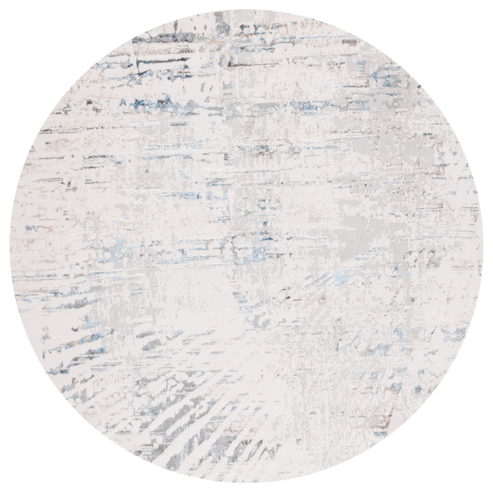 SAFAVIEH Bel Air Collection BLA222F Grey / Turquoise Rug Image 4