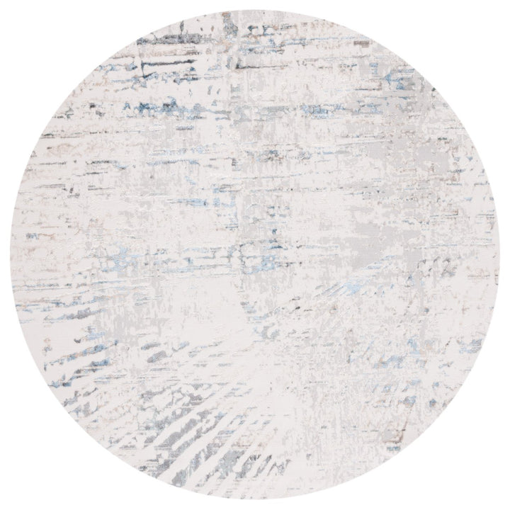 SAFAVIEH Bel Air Collection BLA222F Grey / Turquoise Rug Image 1