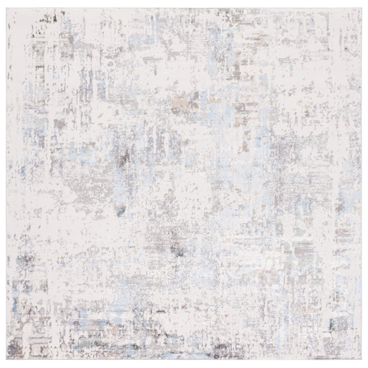 SAFAVIEH Bel Air Collection BLA218F Grey / Blue Rug Image 6