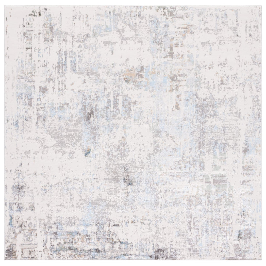 SAFAVIEH Bel Air Collection BLA218F Grey / Blue Rug Image 1