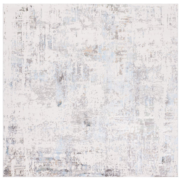 SAFAVIEH Bel Air Collection BLA218F Grey / Blue Rug Image 1