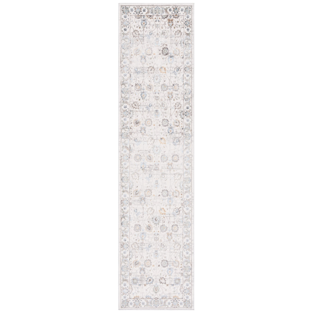 SAFAVIEH Bel Air Collection BLA210F Grey / Beige Rug Image 6