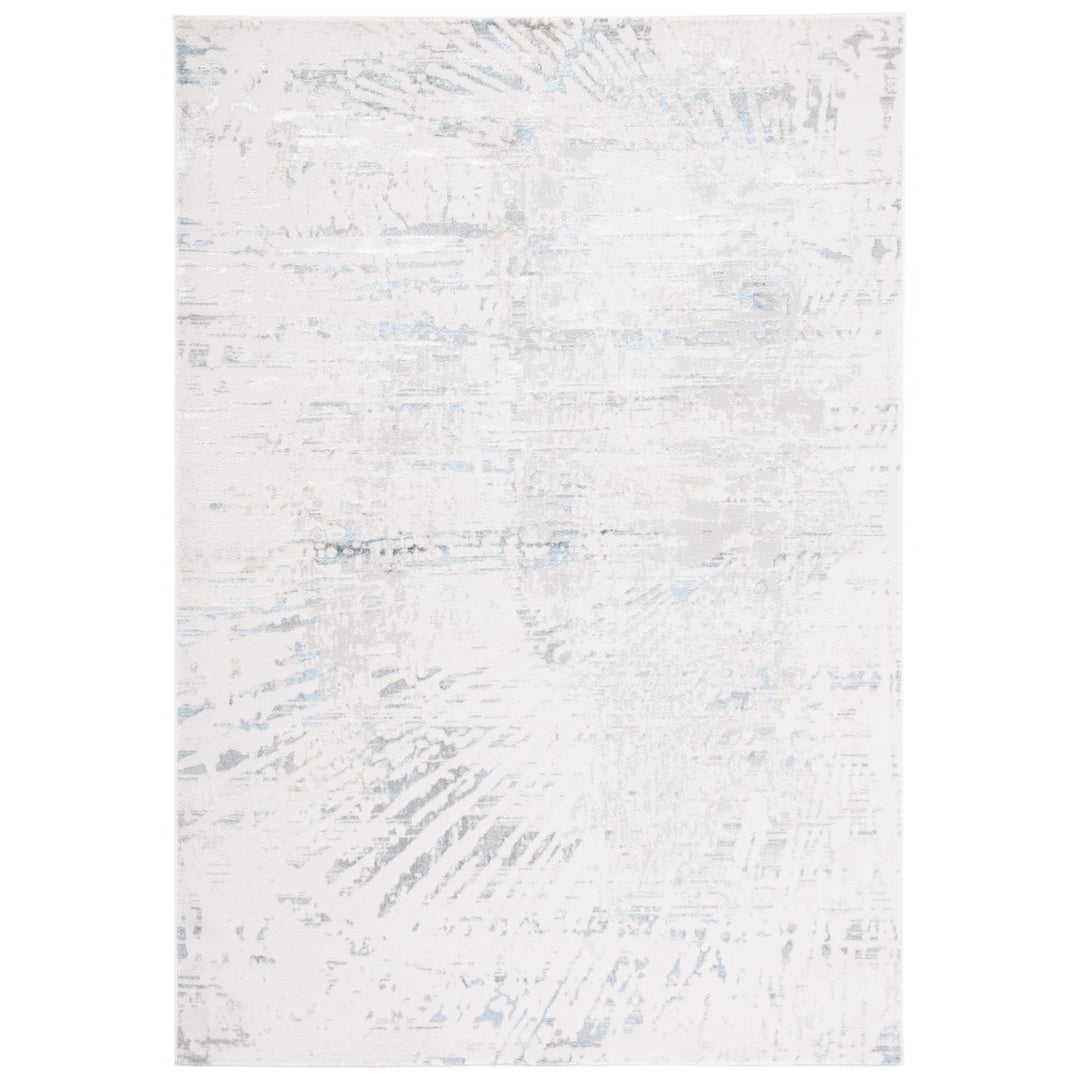 SAFAVIEH Bel Air Collection BLA222F Grey / Turquoise Rug Image 1