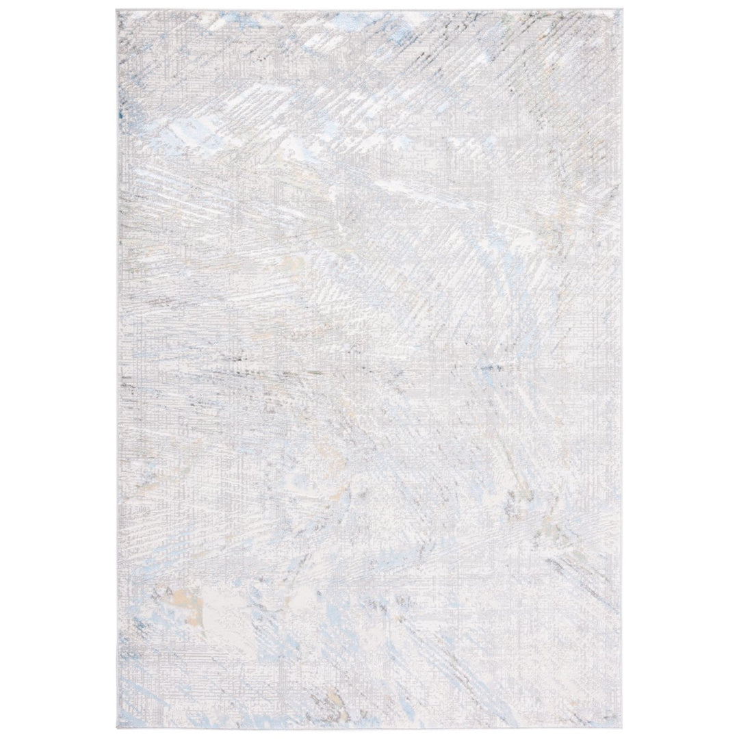 SAFAVIEH Bel Air Collection BLA224F Grey / Blue Rug Image 1