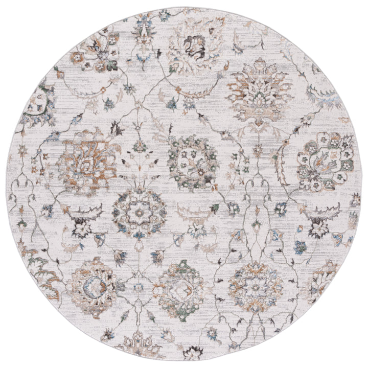 SAFAVIEH Bel Air Collection BLA238B Beige / Grey Rug Image 2