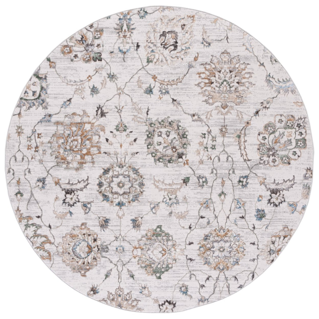 SAFAVIEH Bel Air Collection BLA238B Beige / Grey Rug Image 1