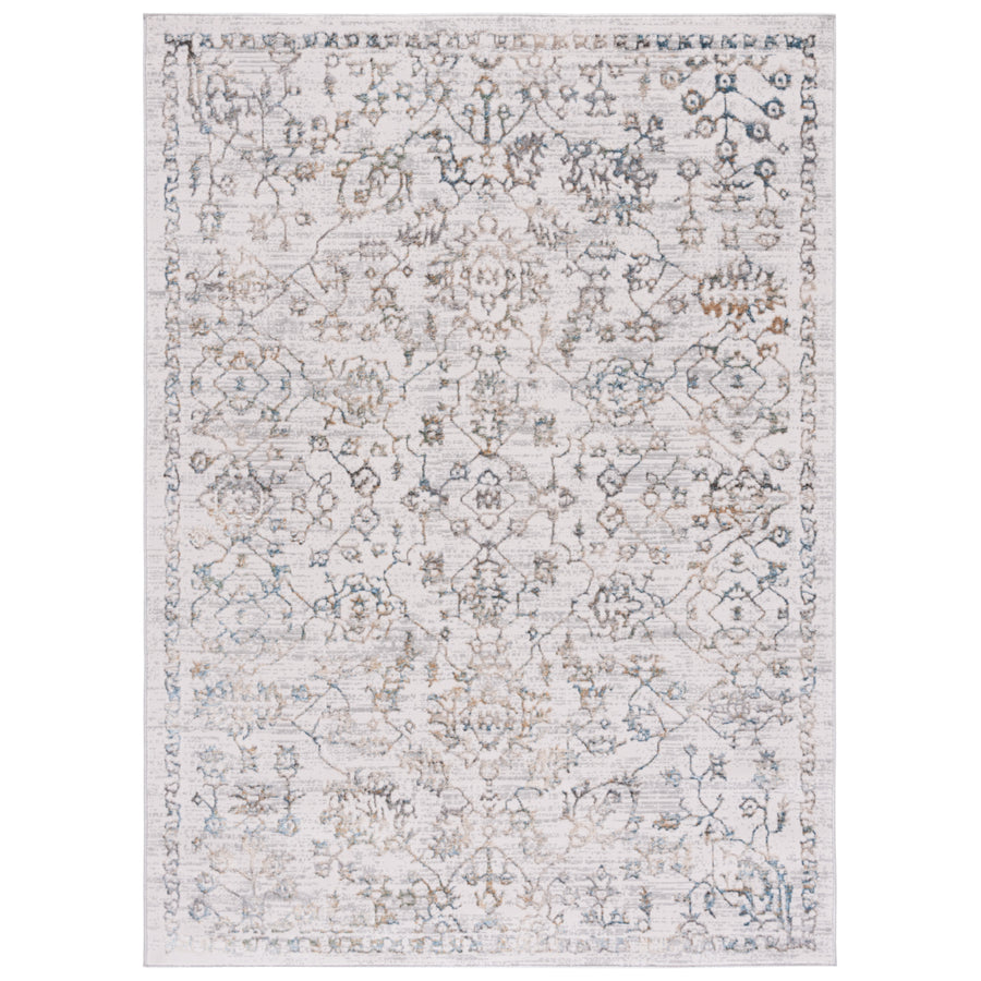 SAFAVIEH Bel Air Collection BLA234B Beige / Grey Rug Image 1