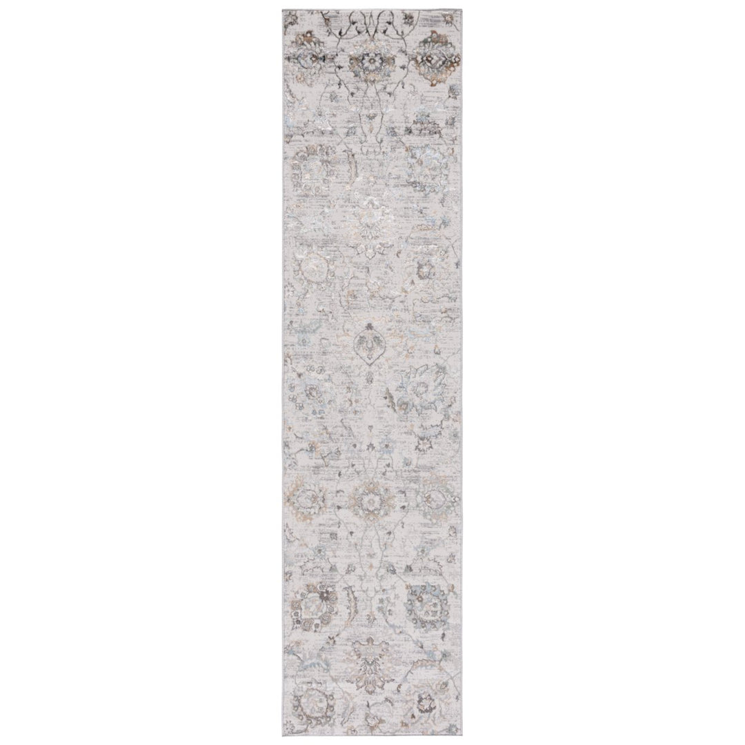 SAFAVIEH Bel Air Collection BLA238B Beige / Grey Rug Image 1