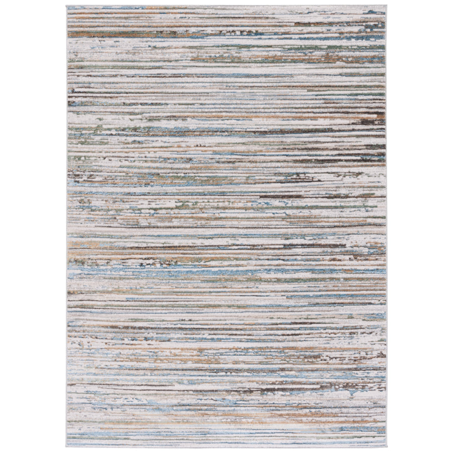 SAFAVIEH Bel Air Collection BLA240B Beige / Grey Rug Image 1