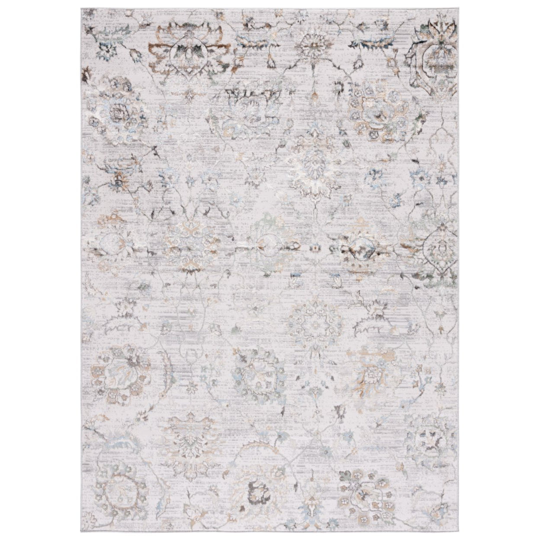 SAFAVIEH Bel Air Collection BLA238B Beige / Grey Rug Image 1