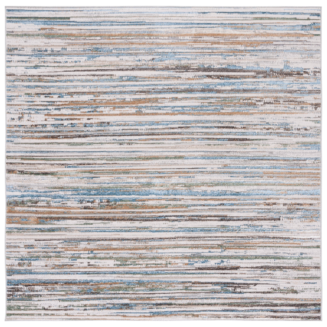 SAFAVIEH Bel Air Collection BLA240B Beige / Grey Rug Image 4