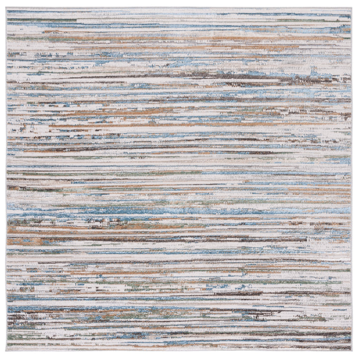 SAFAVIEH Bel Air Collection BLA240B Beige / Grey Rug Image 4