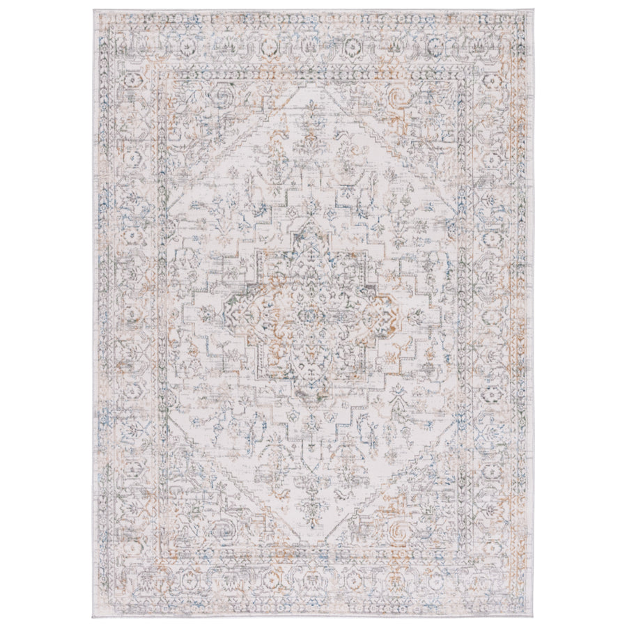 SAFAVIEH Bel Air Collection BLA244A Ivory / Grey Rug Image 1