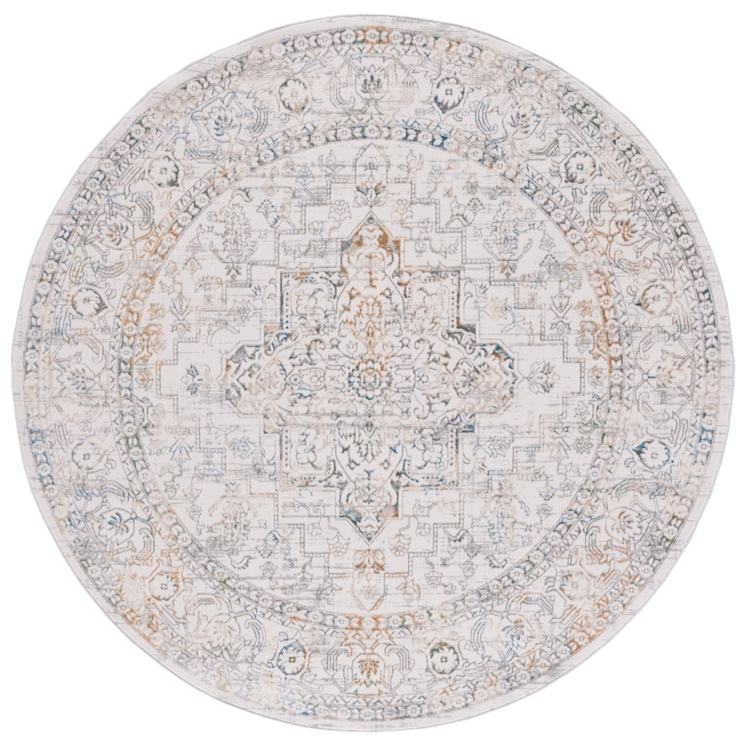 SAFAVIEH Bel Air Collection BLA244A Ivory / Grey Rug Image 2