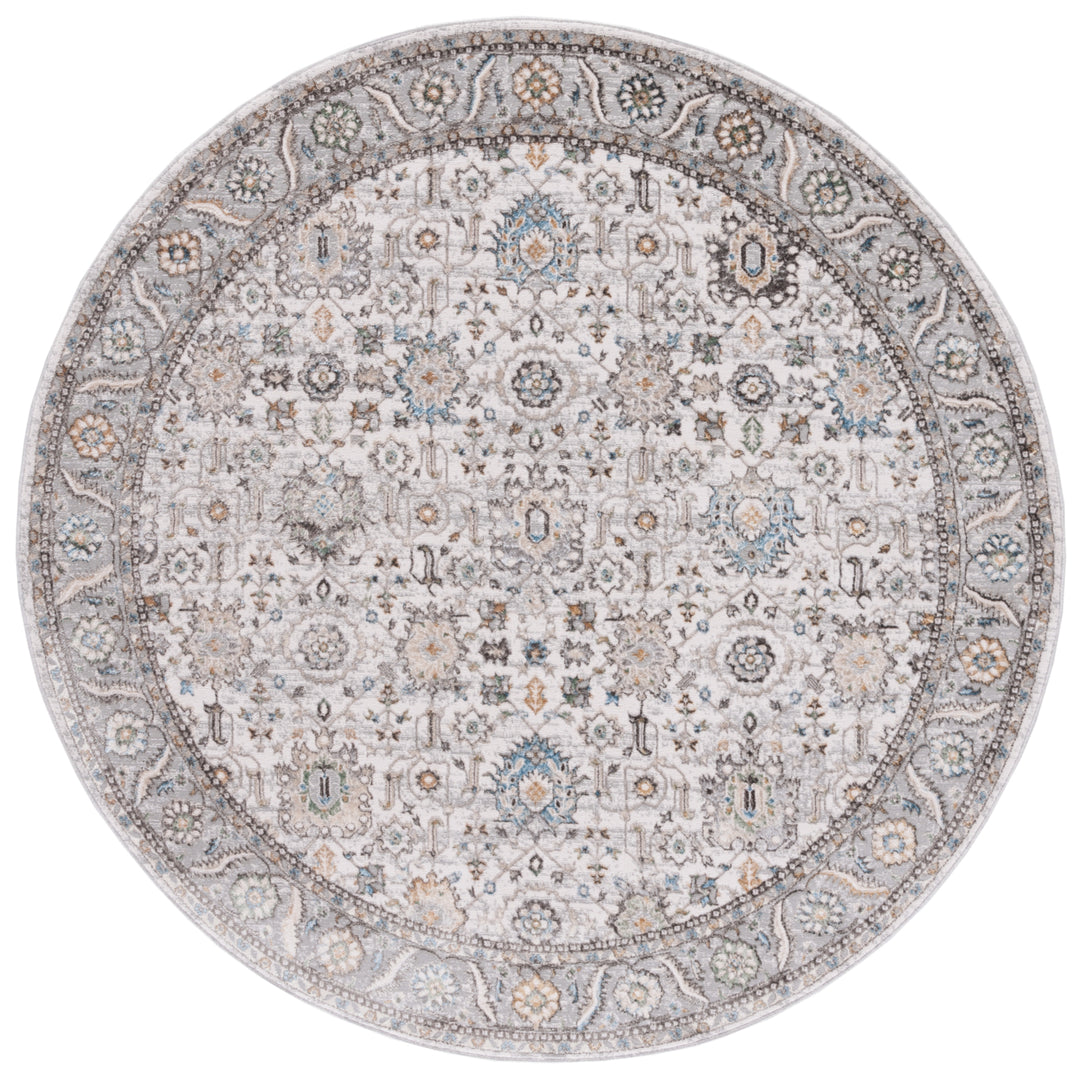 SAFAVIEH Bel Air Collection BLA246B Beige / Grey Rug Image 2