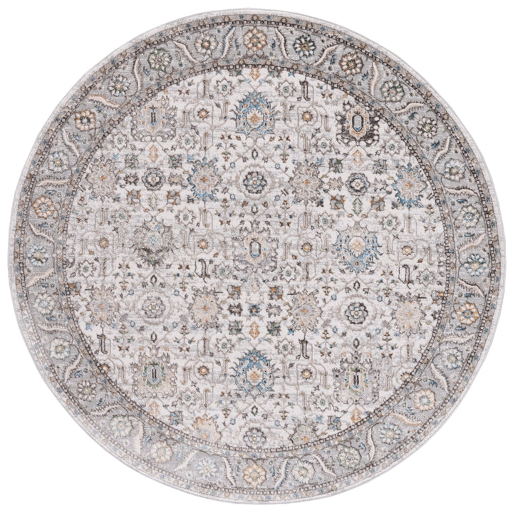 SAFAVIEH Bel Air Collection BLA246B Beige / Grey Rug Image 2