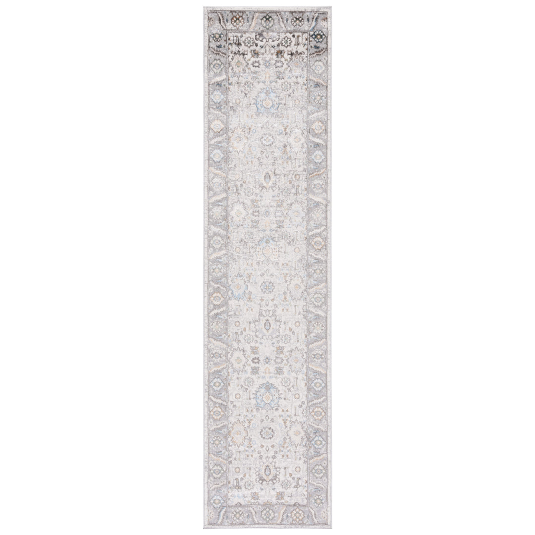 SAFAVIEH Bel Air Collection BLA246B Beige / Grey Rug Image 3