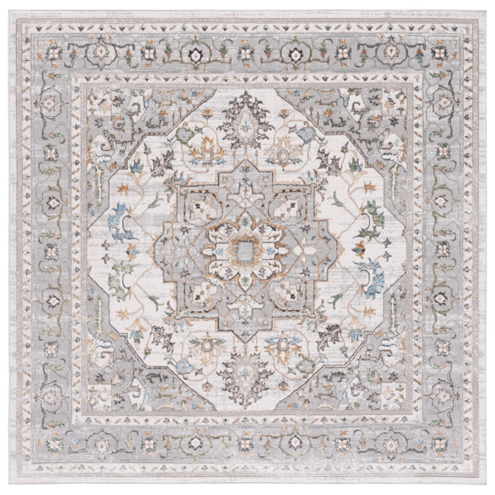 SAFAVIEH Bel Air Collection BLA242F Grey / Light Grey Rug Image 4