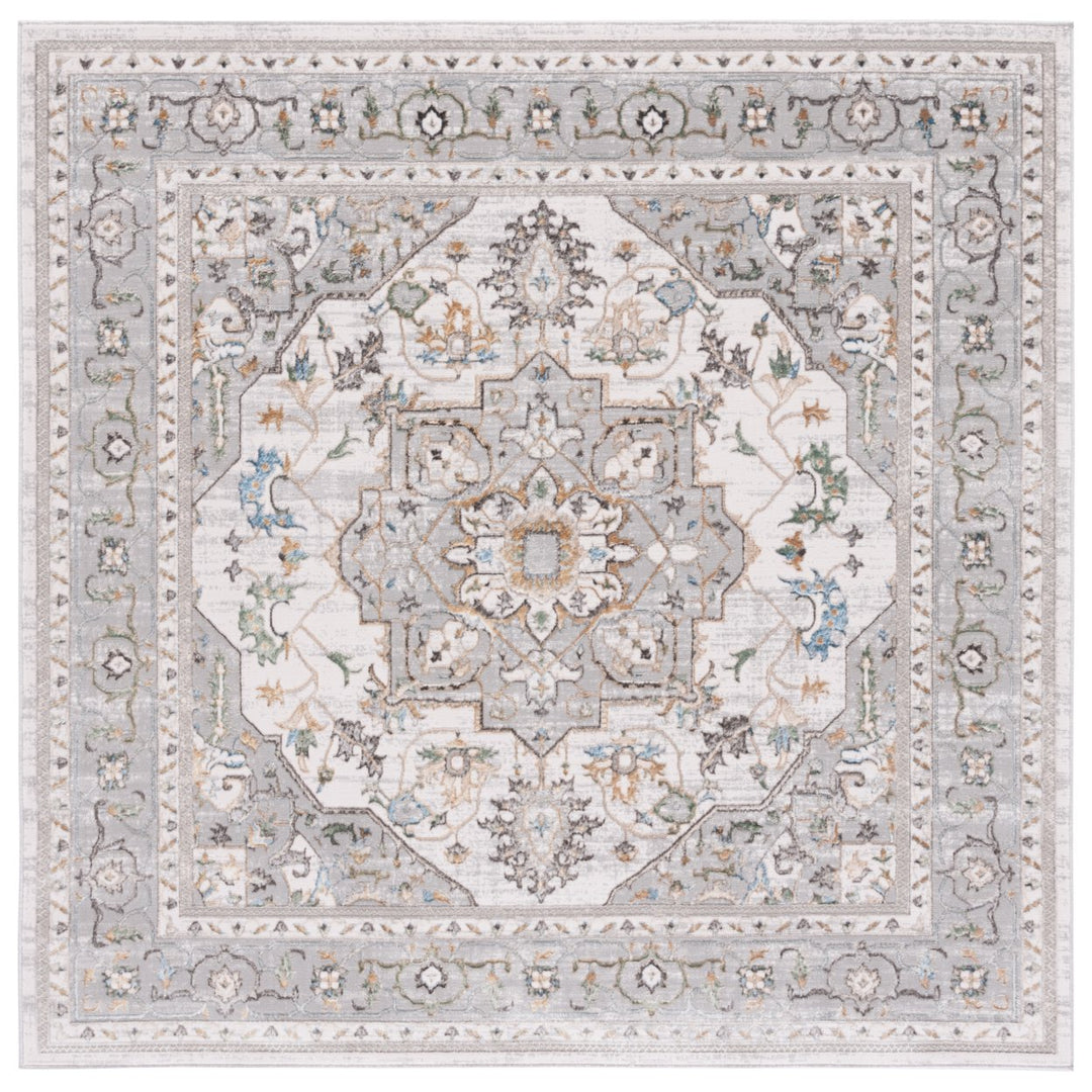 SAFAVIEH Bel Air Collection BLA242F Grey / Light Grey Rug Image 1