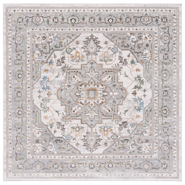 SAFAVIEH Bel Air Collection BLA242F Grey / Light Grey Rug Image 1