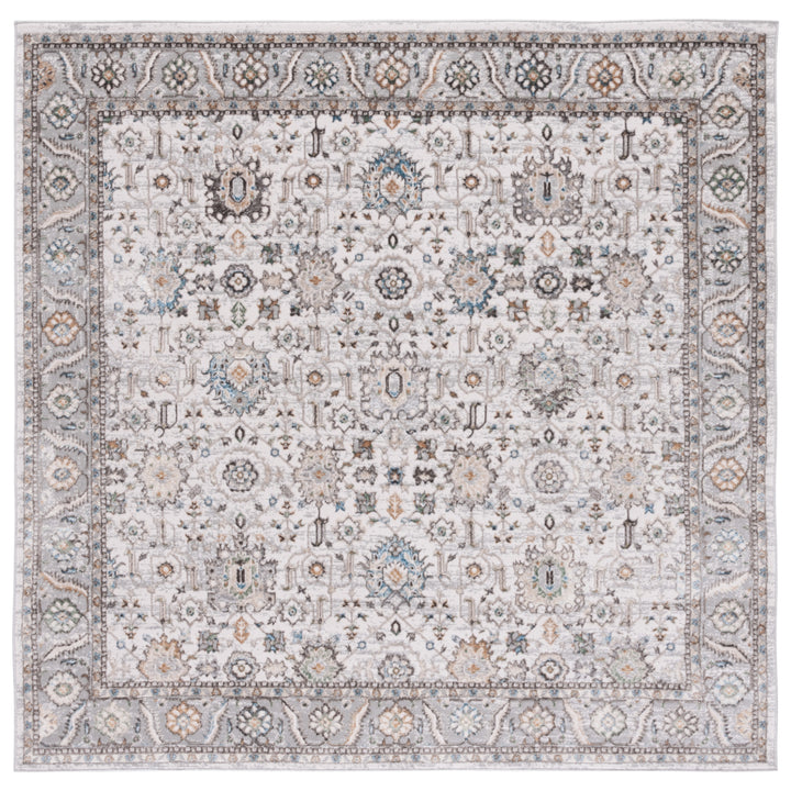 SAFAVIEH Bel Air Collection BLA246B Beige / Grey Rug Image 4