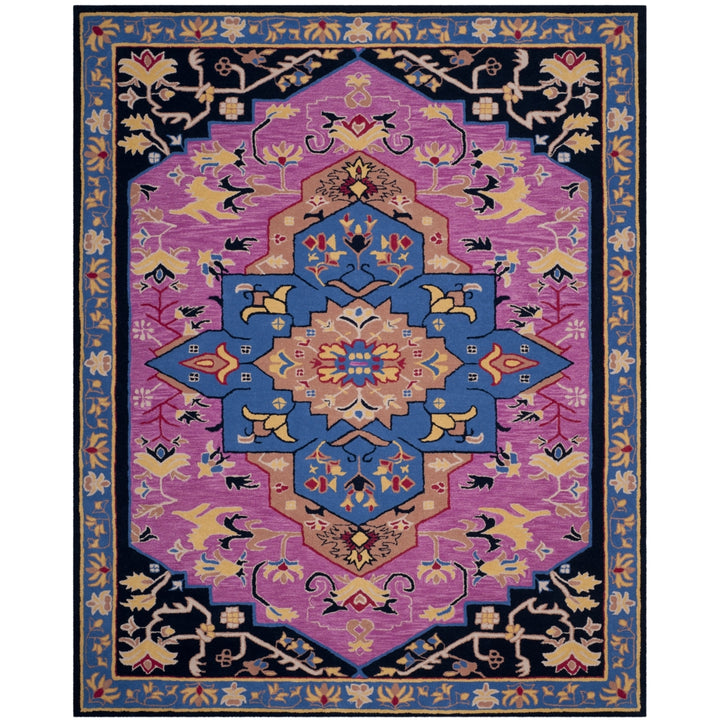 SAFAVIEH Bellagio BLG506A Handmade Pink / Multi Rug Image 1