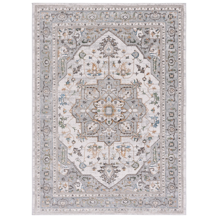 SAFAVIEH Bel Air Collection BLA242F Grey / Light Grey Rug Image 8