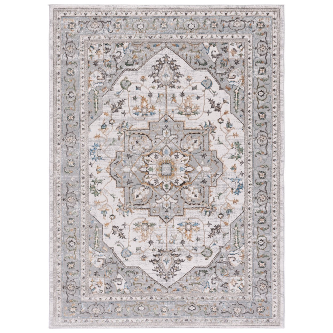 SAFAVIEH Bel Air Collection BLA242F Grey / Light Grey Rug Image 1