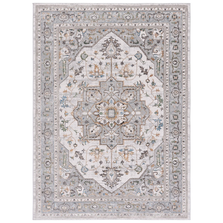 SAFAVIEH Bel Air Collection BLA242F Grey / Light Grey Rug Image 1