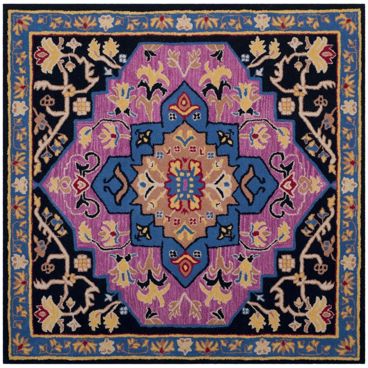 SAFAVIEH Bellagio BLG506A Handmade Pink / Multi Rug Image 6