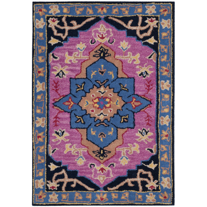 SAFAVIEH Bellagio BLG506A Handmade Pink / Multi Rug Image 8