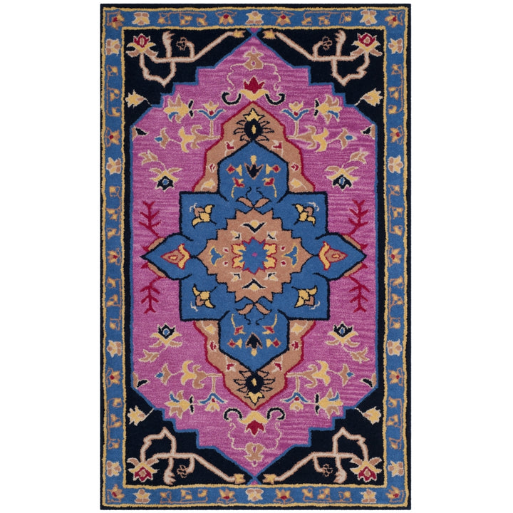 SAFAVIEH Bellagio BLG506A Handmade Pink / Multi Rug Image 9