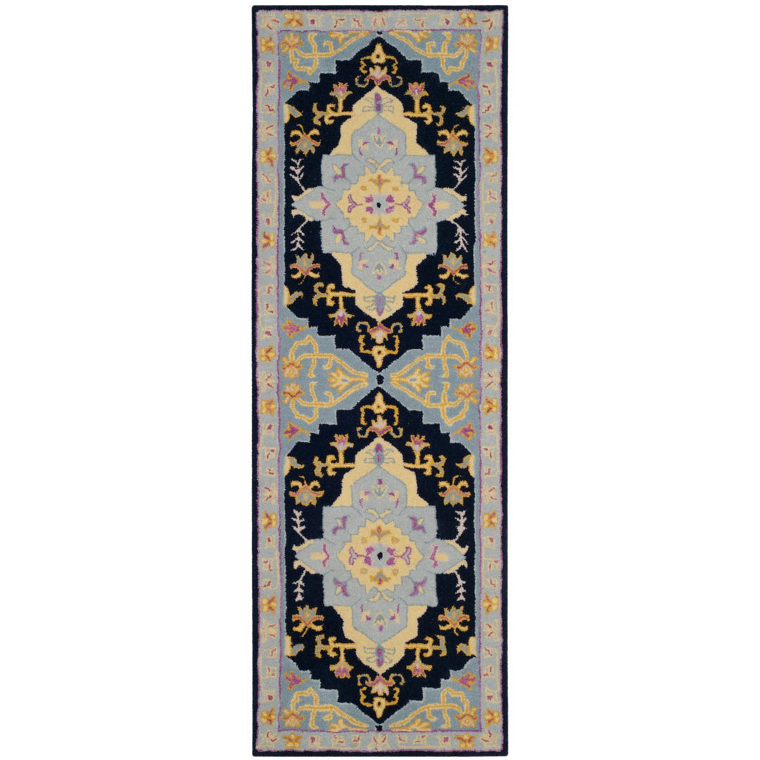 SAFAVIEH Bellagio BLG506C Handmade Navy Blue / Multi Rug Image 1