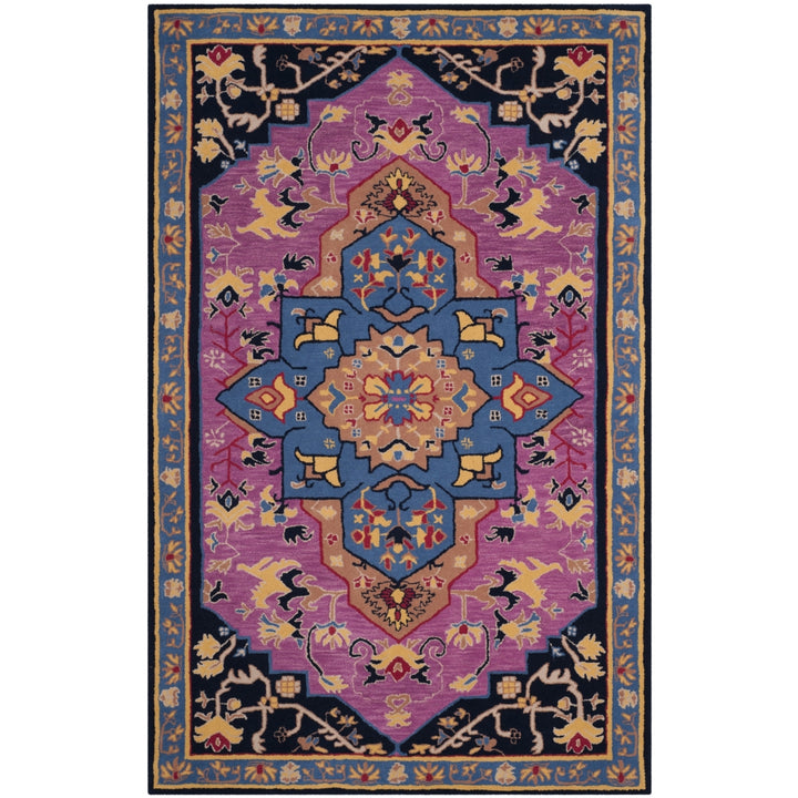 SAFAVIEH Bellagio BLG506A Handmade Pink / Multi Rug Image 10