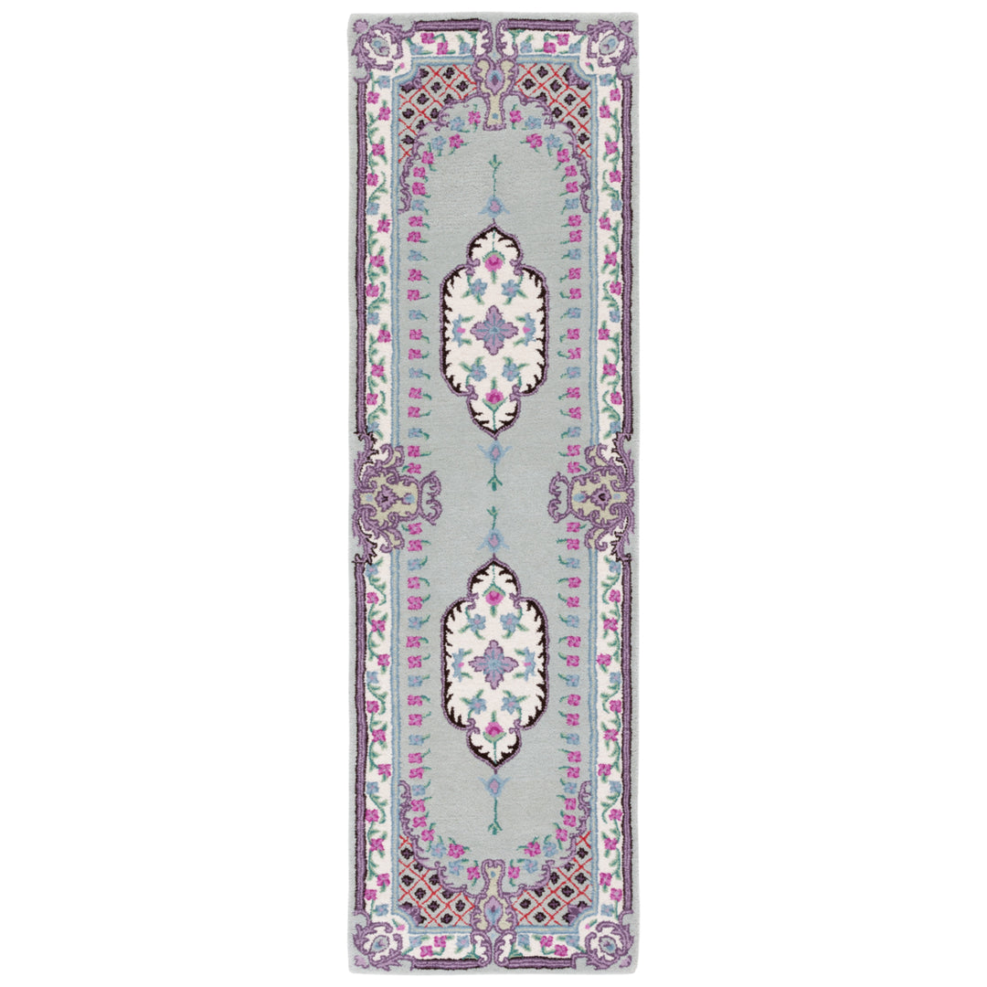 SAFAVIEH Bellagio BLG535Y Light Green / Ivory Rug Image 3