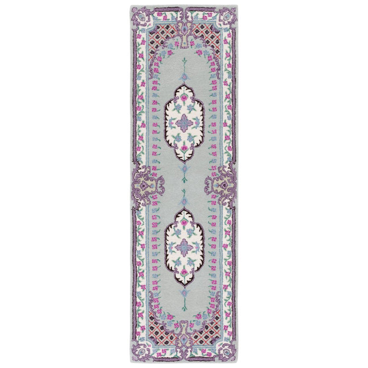 SAFAVIEH Bellagio BLG535Y Light Green / Ivory Rug Image 1