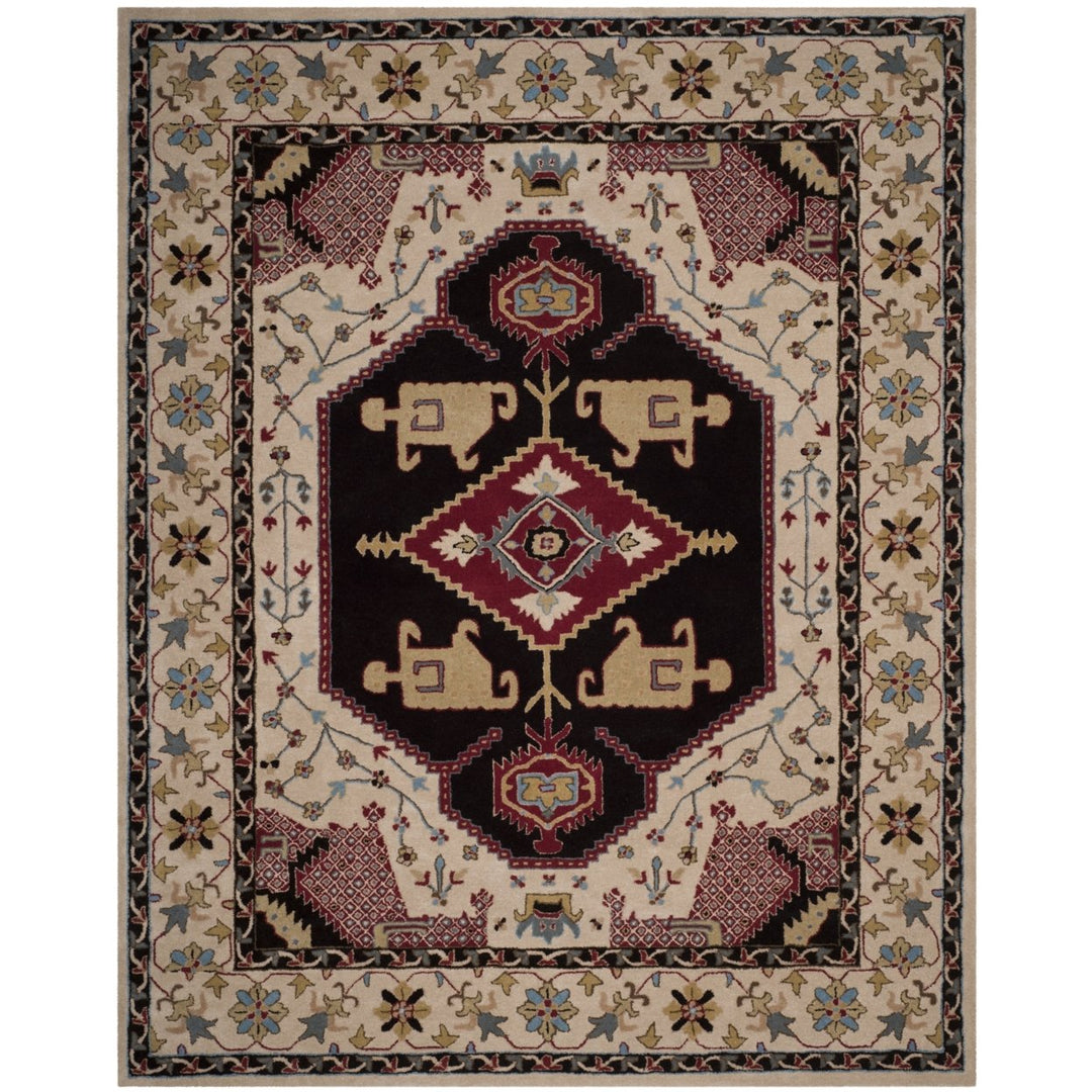 SAFAVIEH Bellagio BLG549A Handmade Beige / Black Rug Image 1