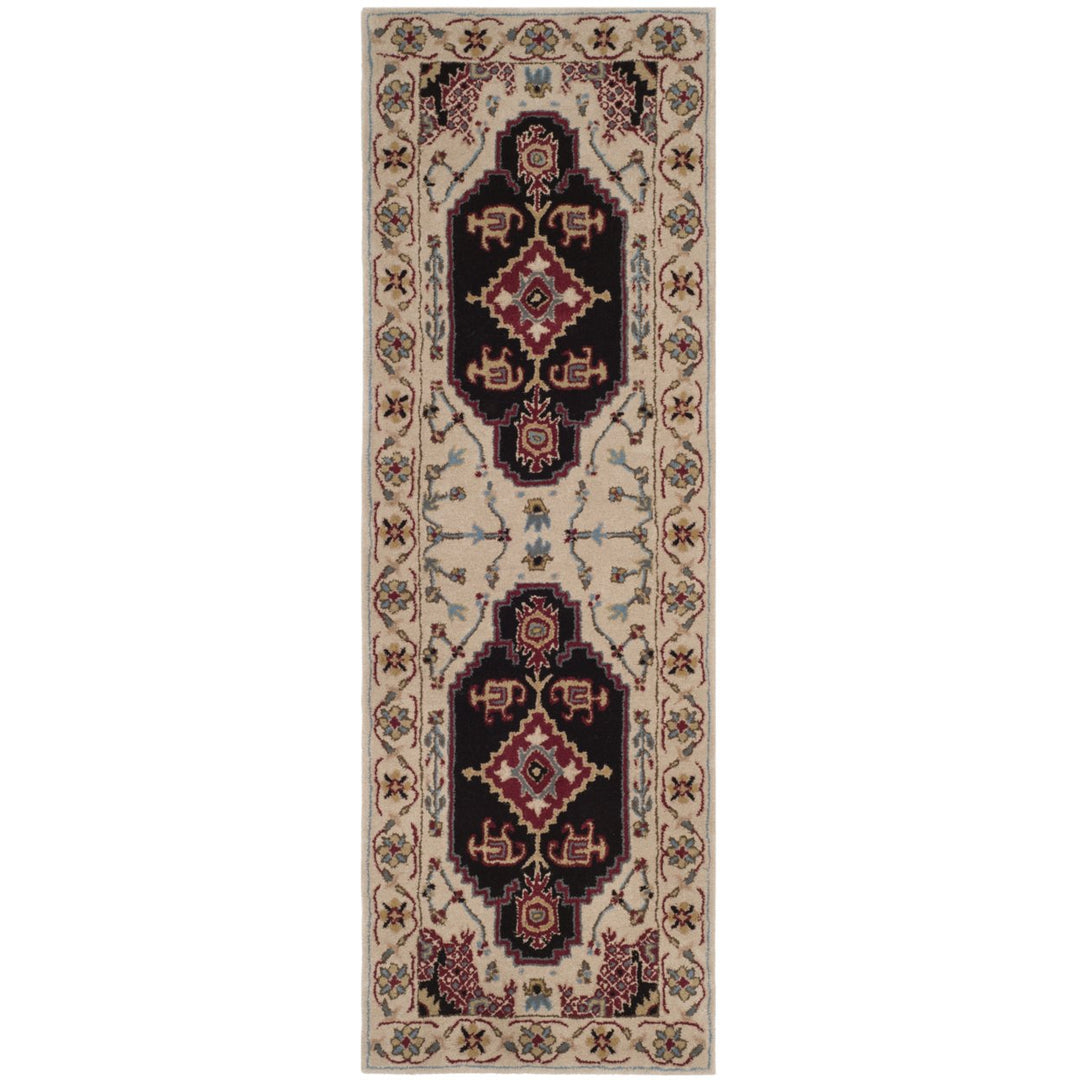 SAFAVIEH Bellagio BLG549A Handmade Beige / Black Rug Image 1