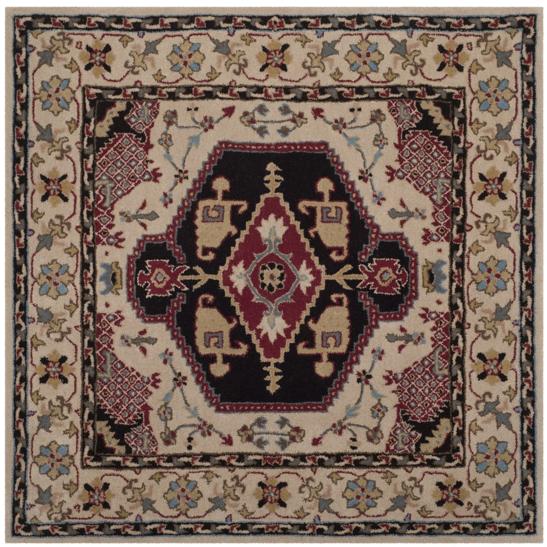 SAFAVIEH Bellagio BLG549A Handmade Beige / Black Rug Image 6