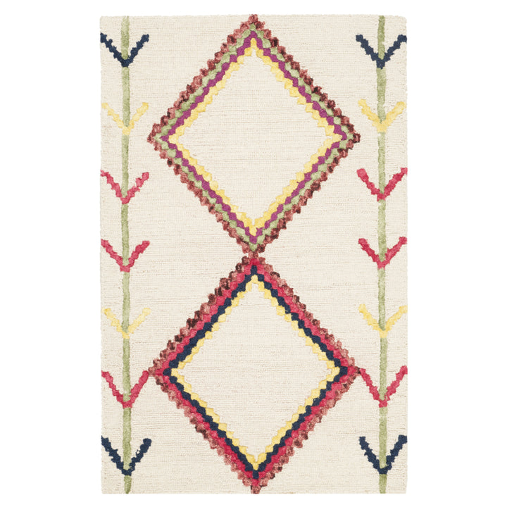 SAFAVIEH Bellagio BLG563A Handmade Ivory / Multi Rug Image 2